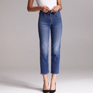 Denim Forum Arlo High Rise Straight Jeans